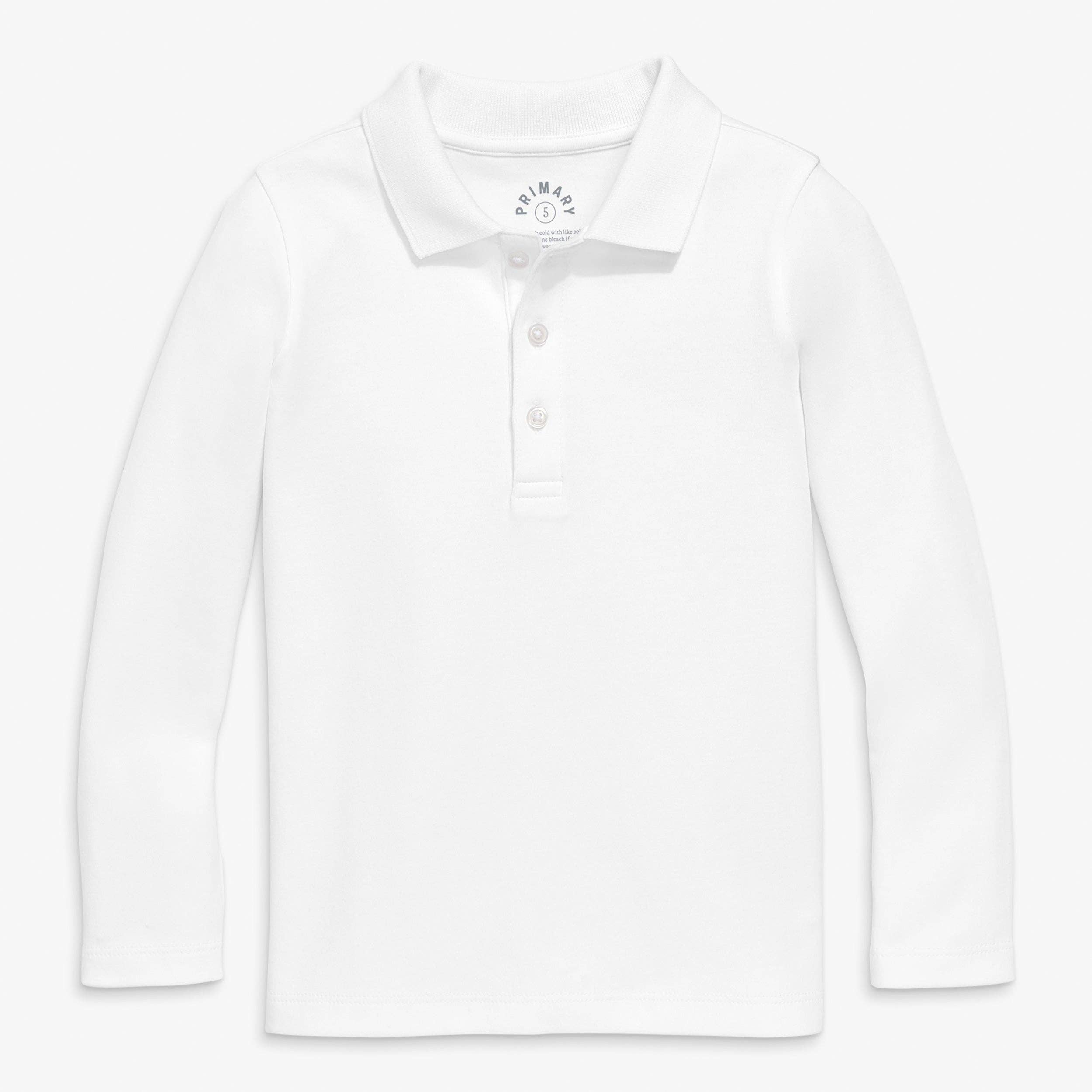 Primary - Slim Long Sleeve  Interlock Polo