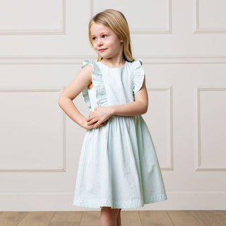 Hope and Henry - Organic Flutter Sleeve Open Back Dress