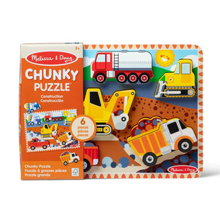 Melissa & Doug Chunky Puzzle: Construction