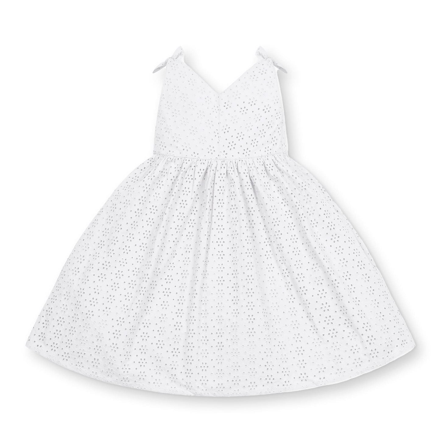 Hope and Henry - Bow Shoulder Organic Swing Dress - Baby