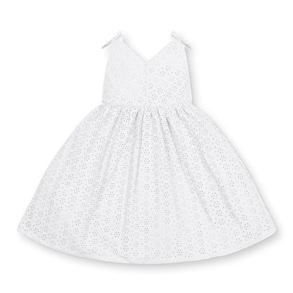 Hope and Henry - Bow Shoulder Organic Swing Dress - Baby
