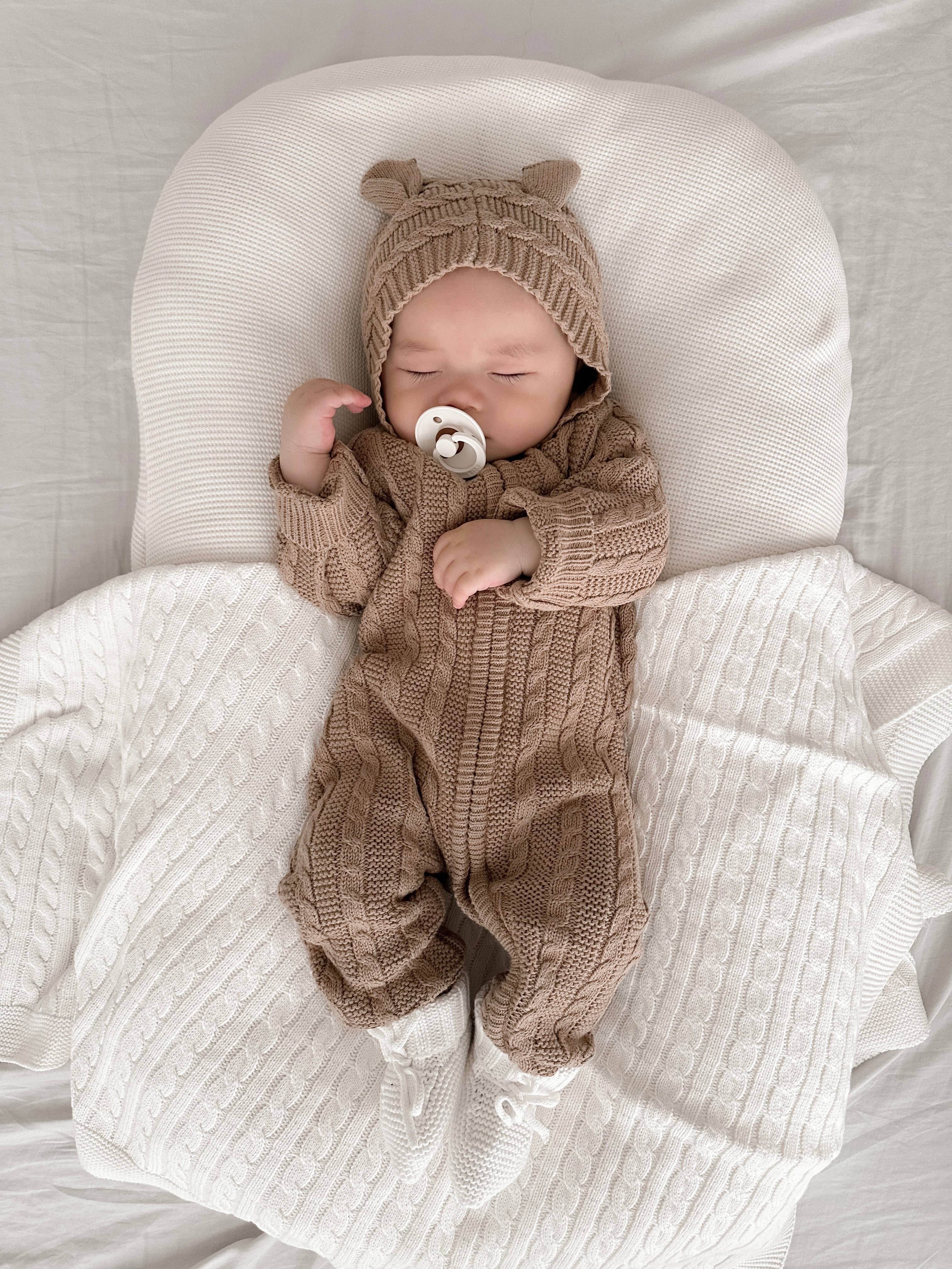 Image of Luna + Luca Baby Bear Jumpsuit