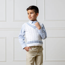 Image of Hope and Henry - Organic Seersucker Shirt