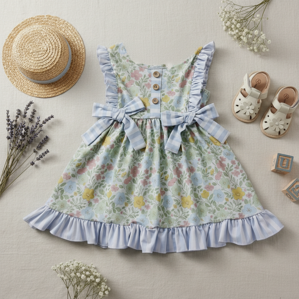 Spring Garden Ruffle Dress