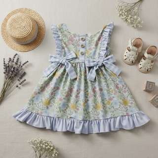 Spring Garden Ruffle Dress