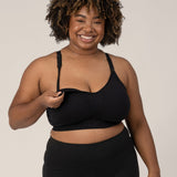 Sublime® Nursing Sports Bra | Black