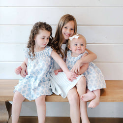 Image of Hope and Henry - Organic Ruffle Collar Dress and Bloomer Set