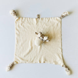 Image of Giraffe - Organic Baby Lovey Security Blanket Cuddle Cloth