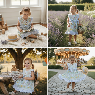 Spring Garden Ruffle Dress