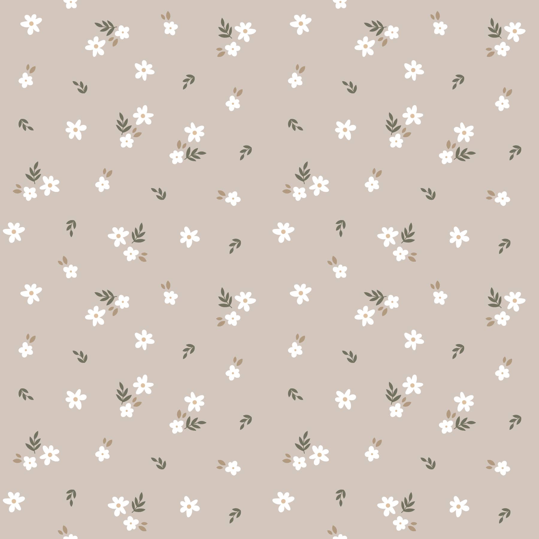 Image of Ditsy Floral Button Baby Jumpsuit