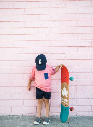 Rey to Z - Navy Blue Letter Baseball Hat