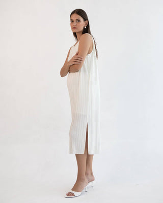 Michelle Pleat Feeding Dress