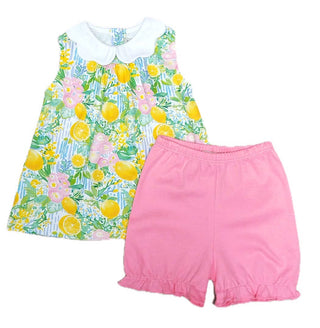 Marco and Lizzy -  Positano Collection Baby Girl's Bloomer Set