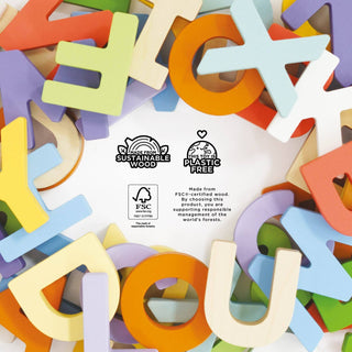Le Toy Van - Wooden Alphabet Set & Bag