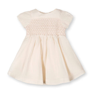 Hope and Henry - Organic Smocked Puff Sleeve Dress