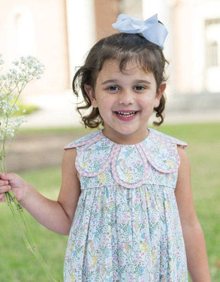 Marco and Lizzy - Petal Floral float sleeveless girls dress