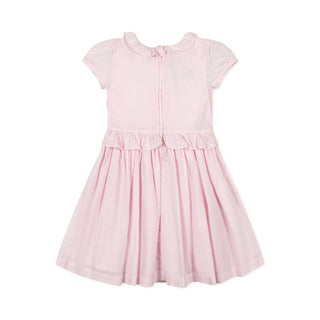 Hope and Henry - Organic Puff Sleeve Smocked Party Dress