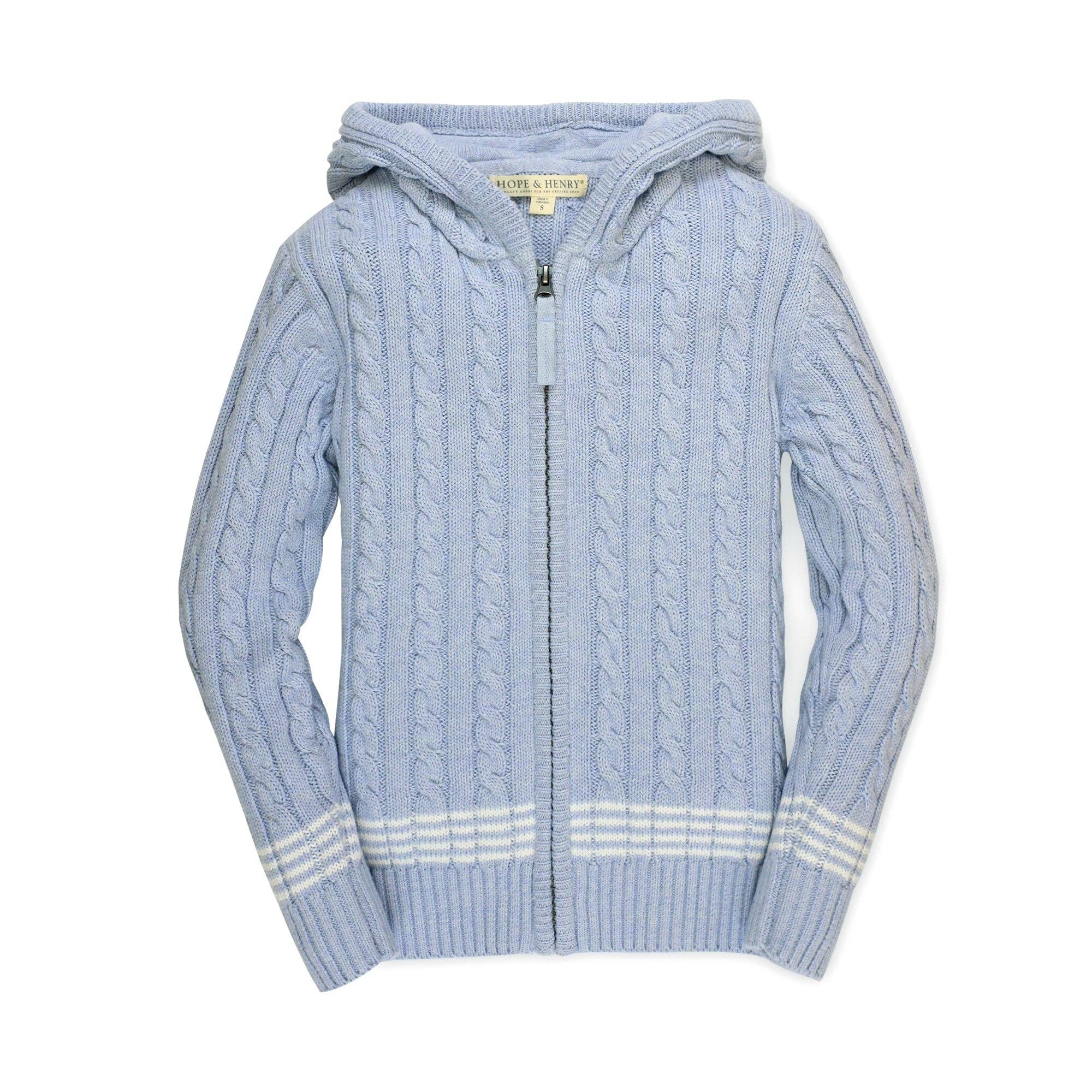 Zip-Up Textured Sweater