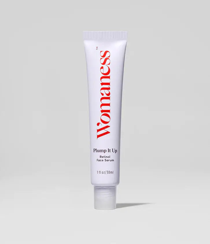 Image of Womaness - Plump It Up - Gentle Retinol Face Serum with Rollerball: 1 oz