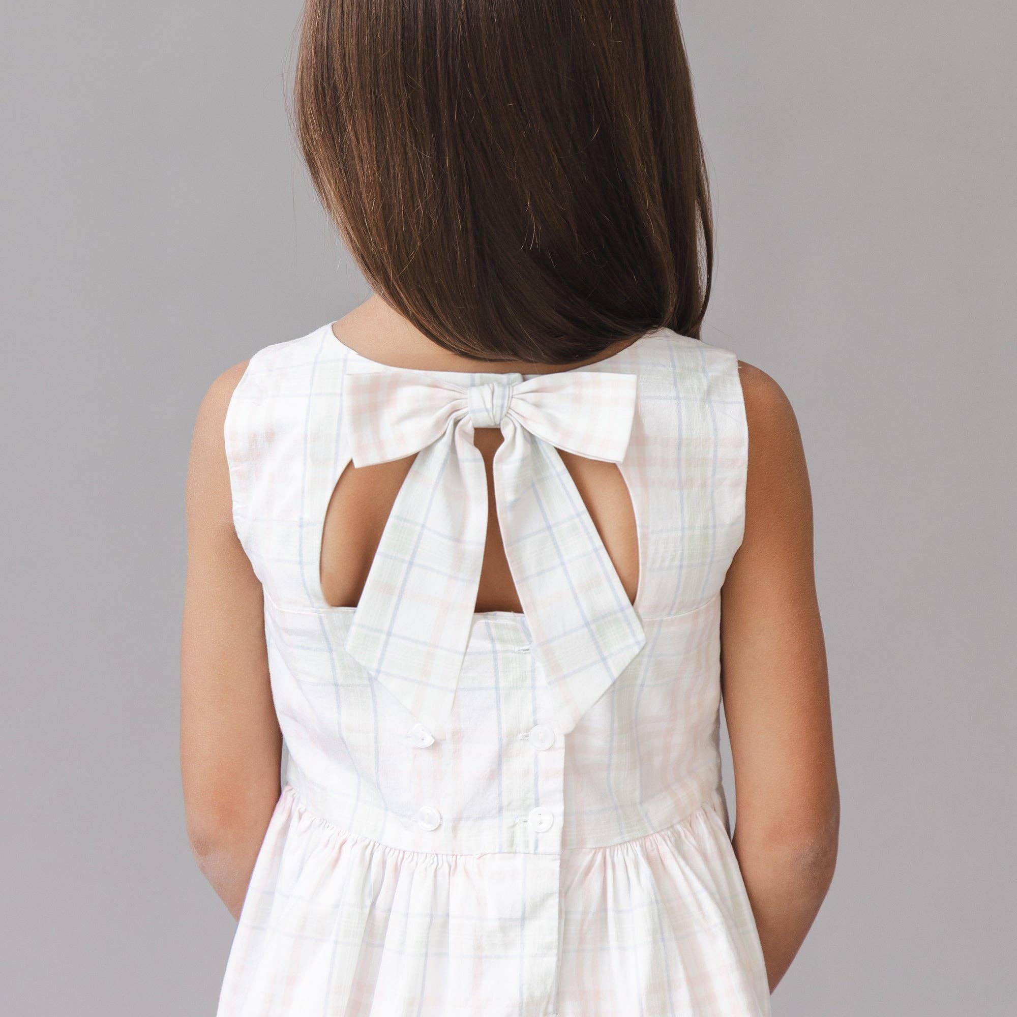 Hope and Henry - Organic Button Back Party Dress