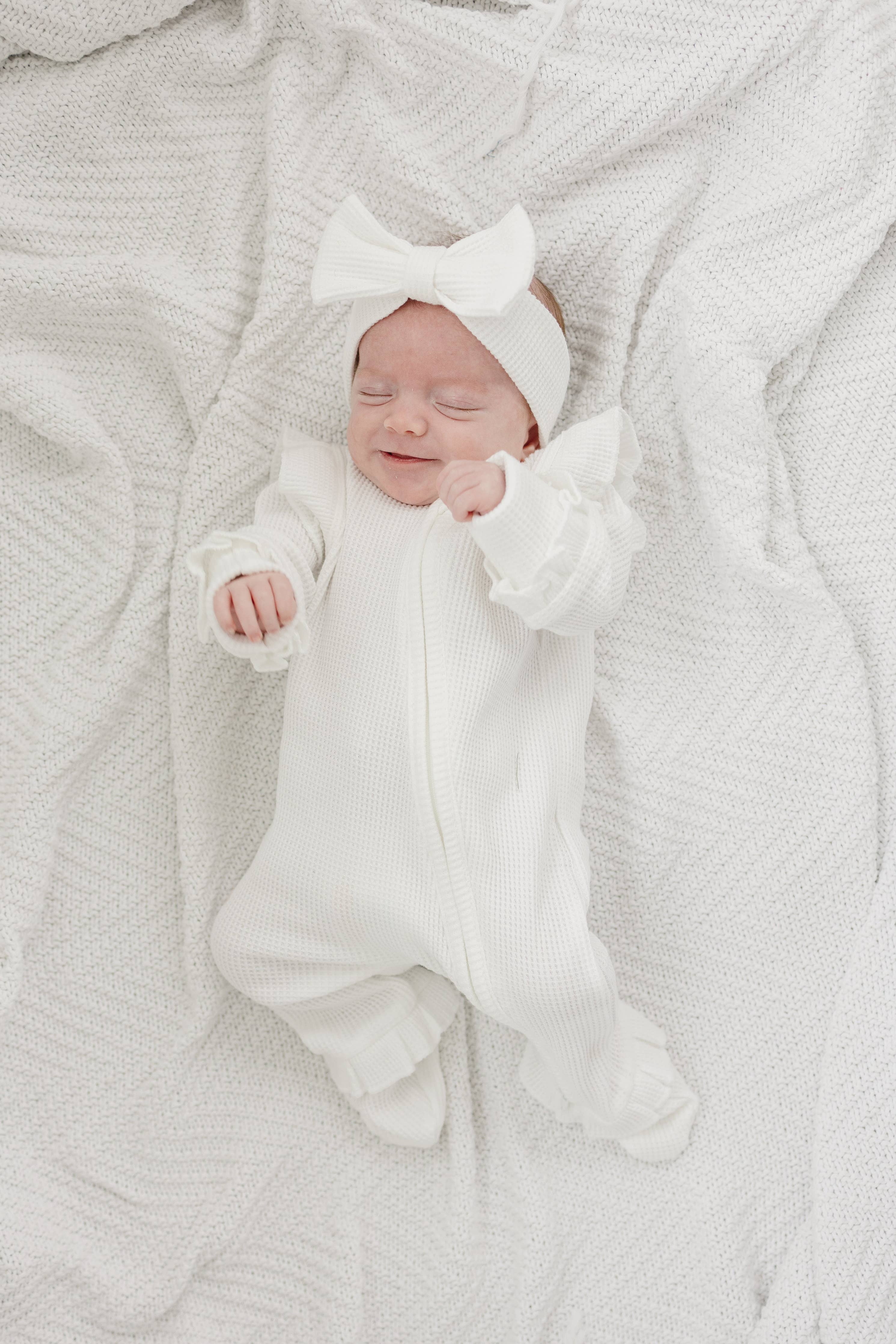 Image of Ruffle Waffle Set - White