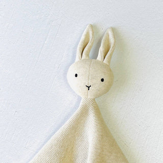 Viverano Organics - Bunny Mommy & Me Baby Knit Blanket & Lovey Gift SET