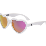 Babiators - Polarized Heart Sunglasses: Ages 3-5 / Frosted Pink