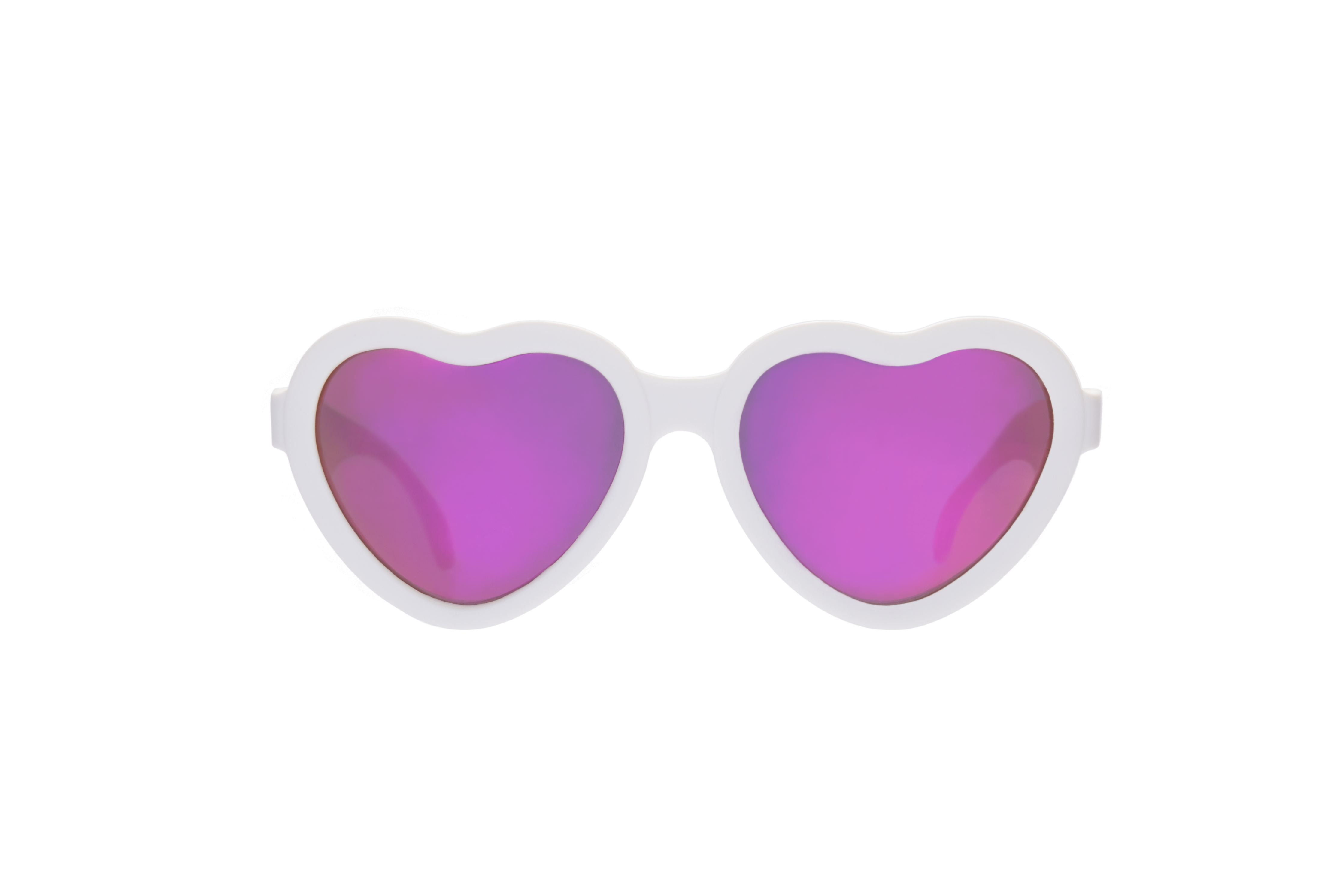 Image of Babiators - Polarized Heart Sunglasses: Ages 0-2 / Frosted Pink