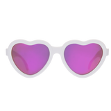 Babiators - Polarized Heart Sunglasses: Ages 3-5 / Frosted Pink