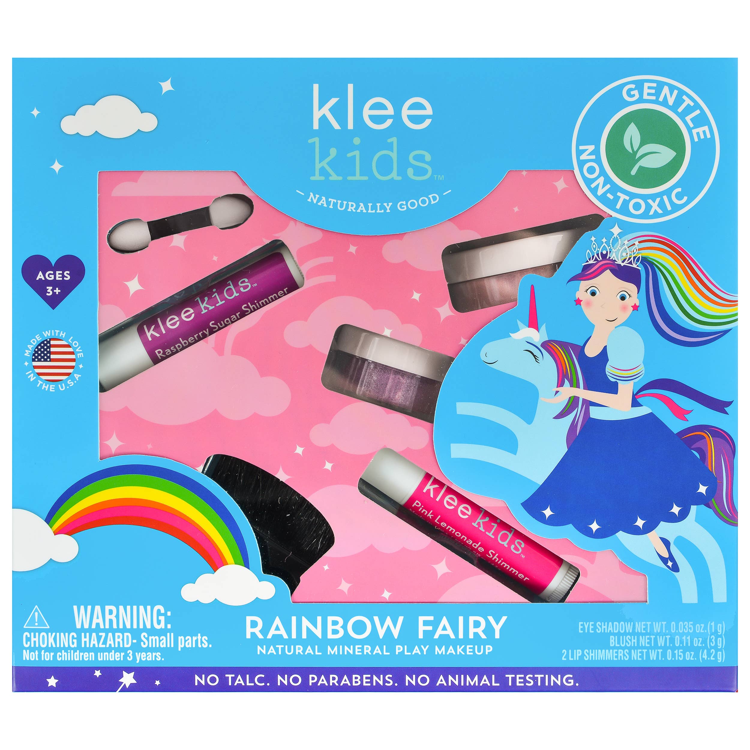 Image of Rainbow Fairy - Klee Kids Natural Mineral Play Makeup Kit