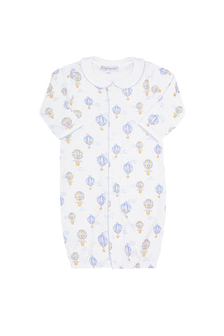 Blue Balloons Print Converter Gown