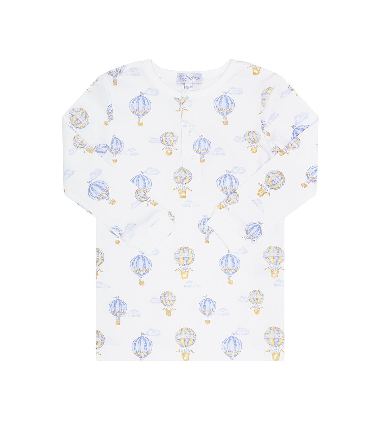 Blue Balloons Print Pajama