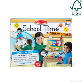 Melissa & Doug School Time! Classroom Play Set