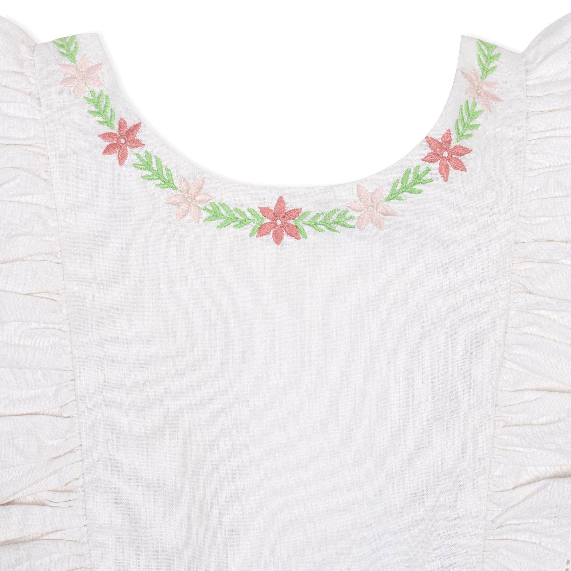 Hope and Henry - Linen Ruffle Jumper