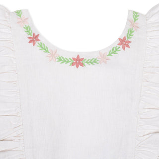 Hope and Henry - Linen Ruffle Jumper