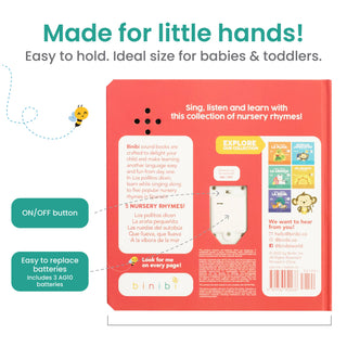 Bilingual Musical Book: Spanish Nursery Rhymes