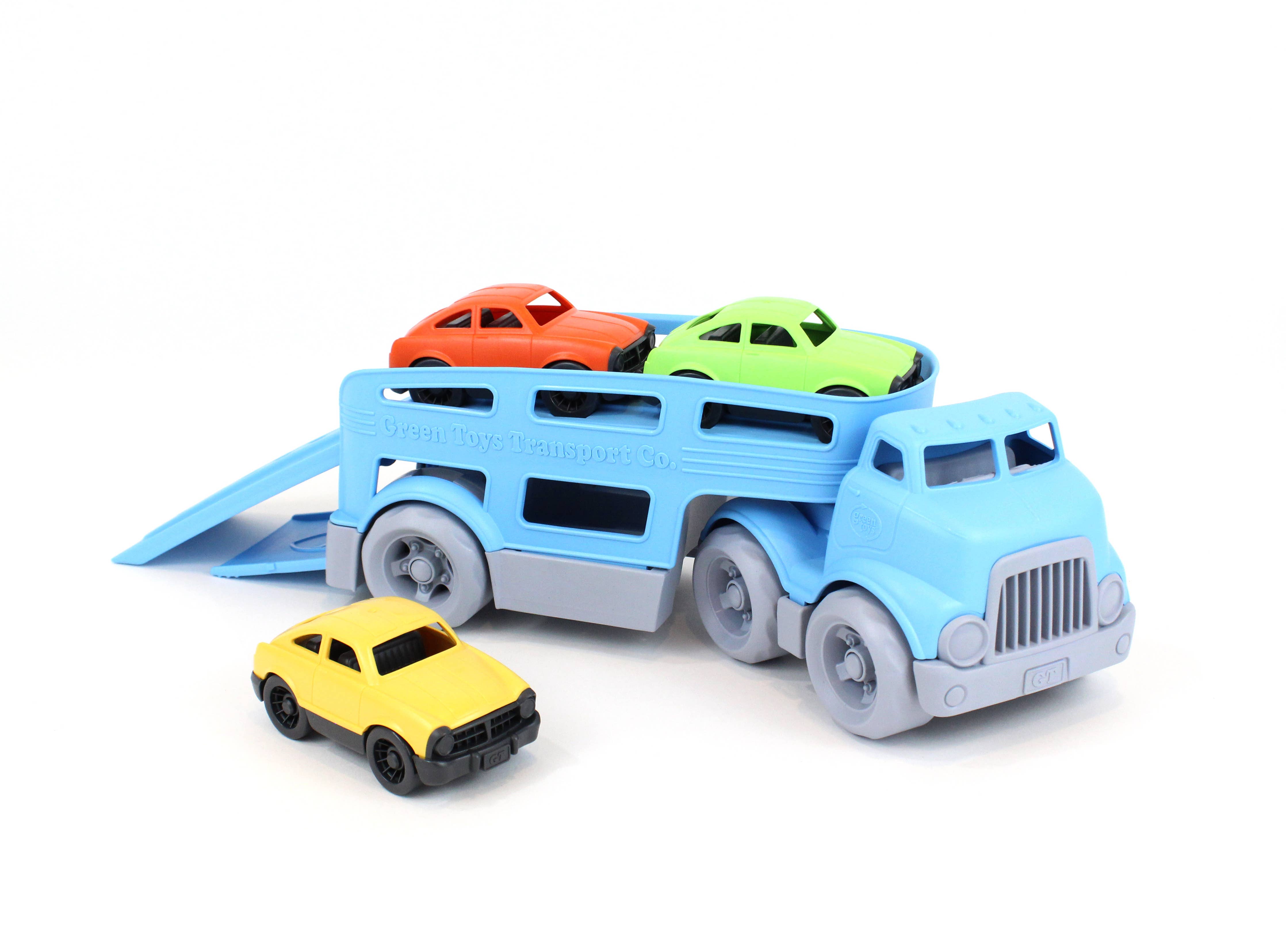 Image of Green Toys - Car Carrier w/ 3 Mini Cars