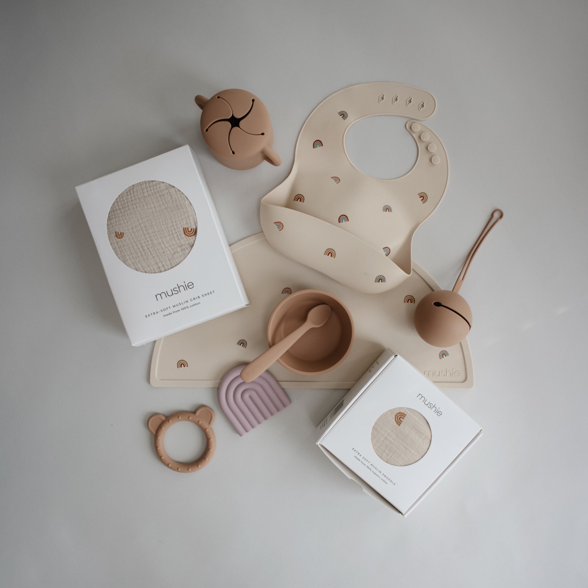 Image of Organic Cotton Muslin Swaddle Blanket