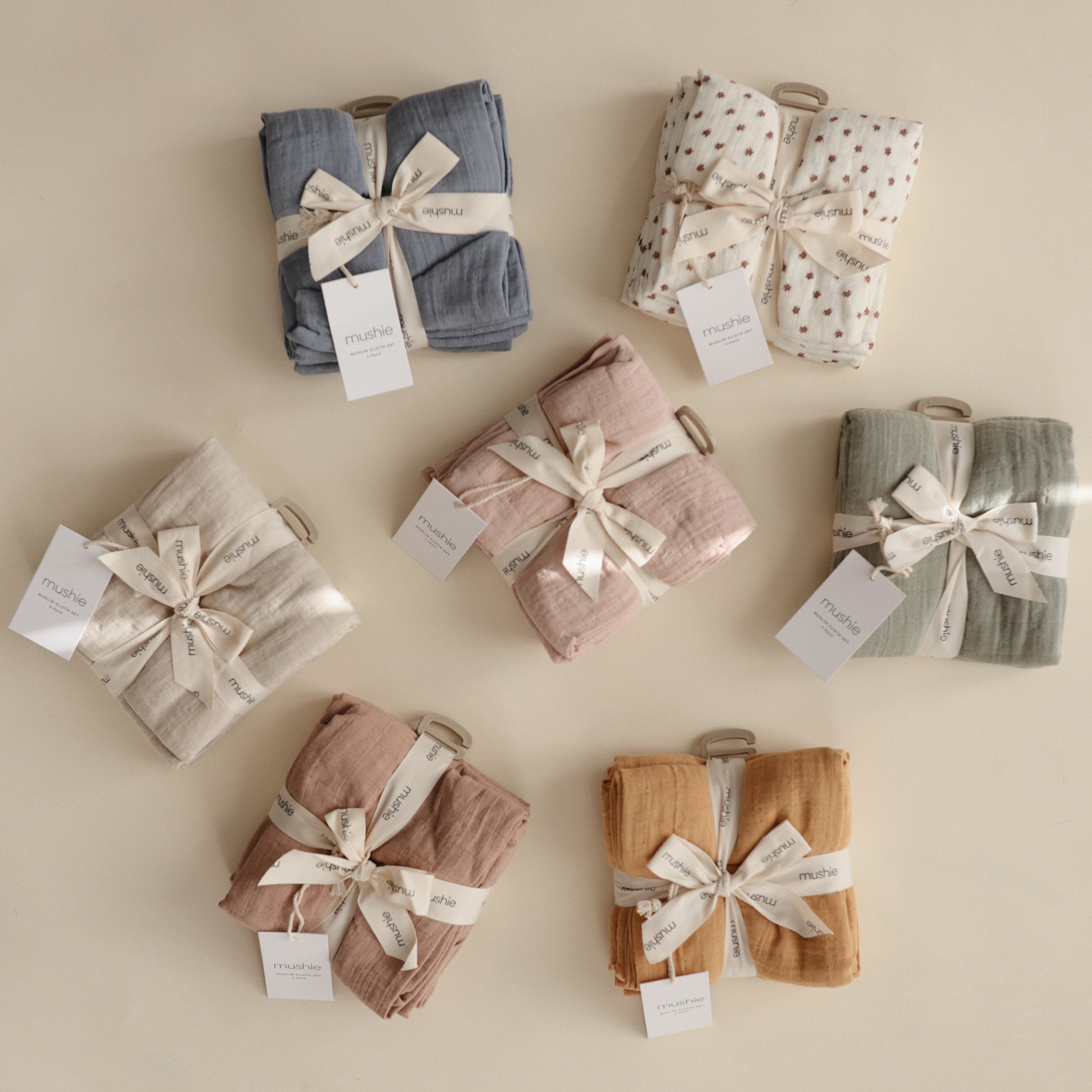 Image of Organic Cotton Muslin Cloths 3-Pack