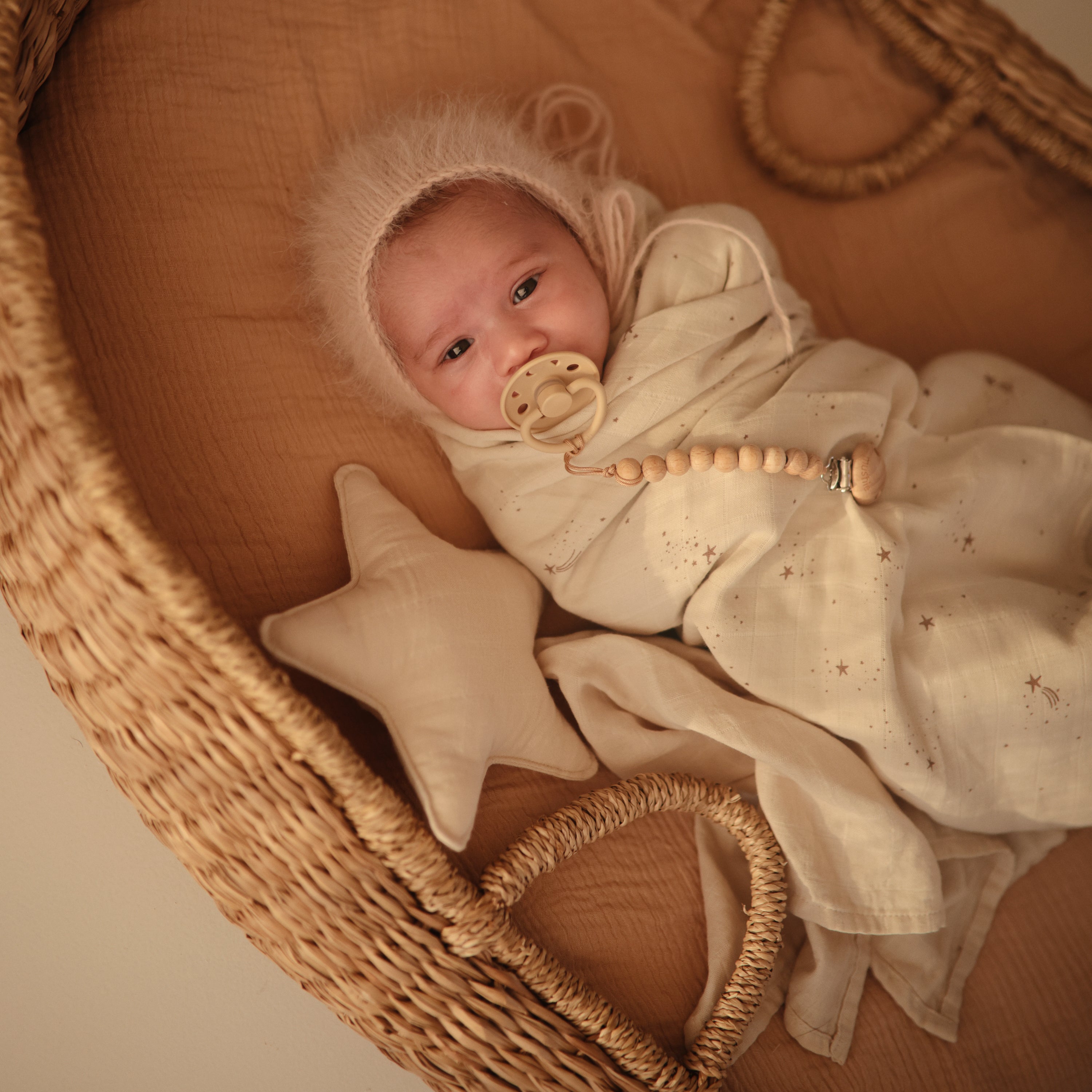 Image of FRIGG Moon Silicone Pacifier 2-Pack