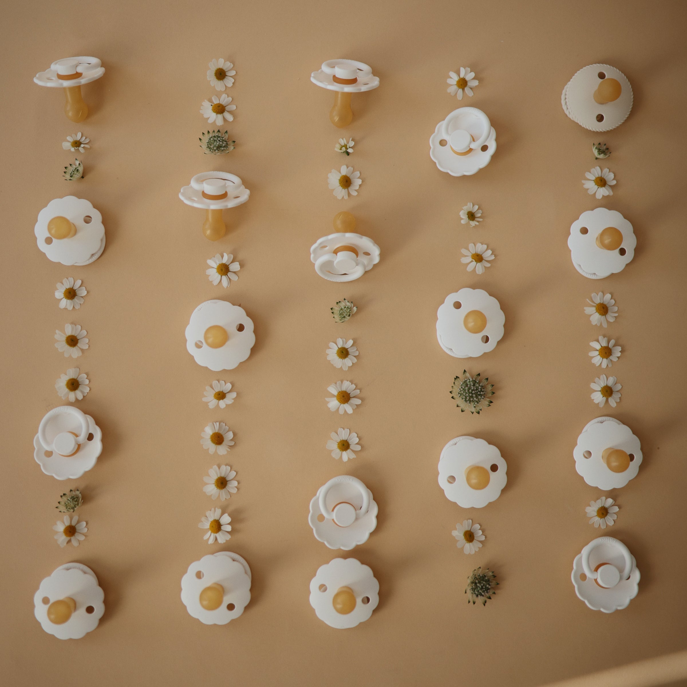 Image of FRIGG Daisy Natural Rubber Pacifier 2-Pack