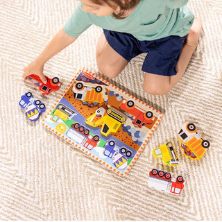 Melissa & Doug Chunky Puzzle: Construction