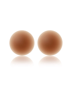 Image of NOOD - No-Show | Reusable Adhesive Nipple Covers: No 3 Buff / 3in.
