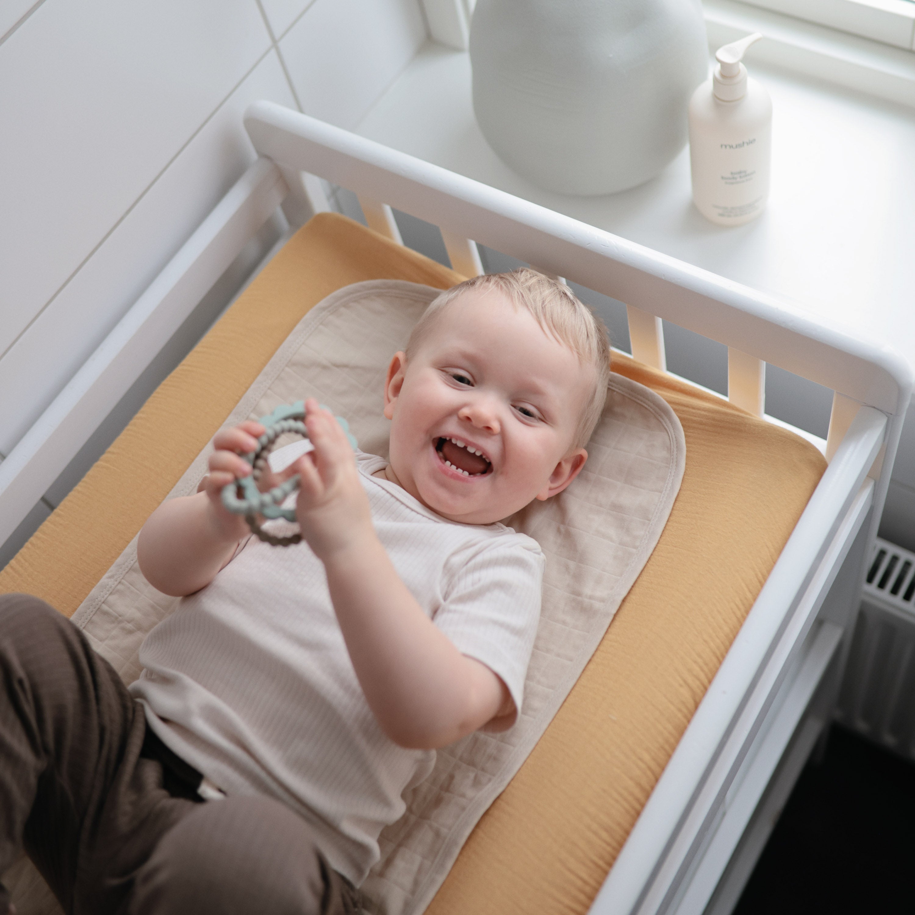 Image of Extra Soft Muslin Crib Sheet