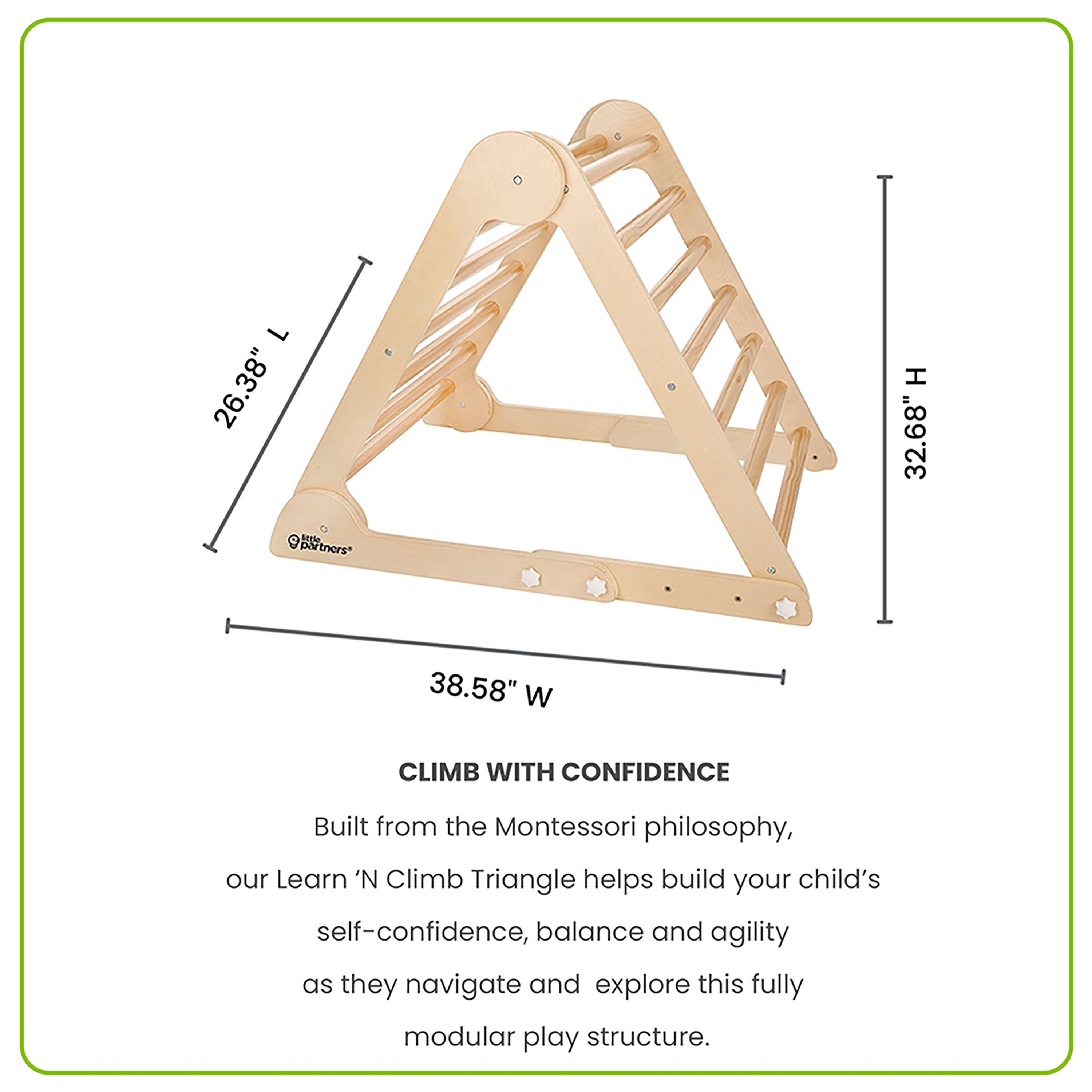 Image of Little Partners - Learn 'N Climb Triangle - Knock Down