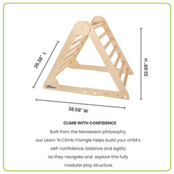 Image of Little Partners - Learn 'N Climb Triangle - Knock Down