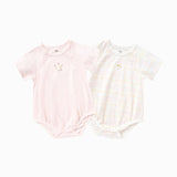 Balabala Newborn Two-Pack Cotton Baby Rompers