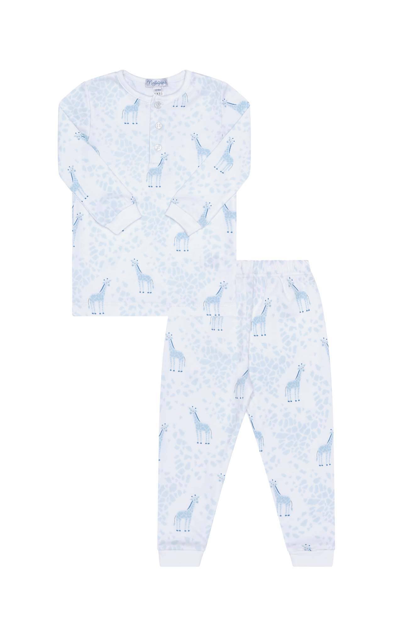 Nellapima - Blue Giraffe Print Pajama