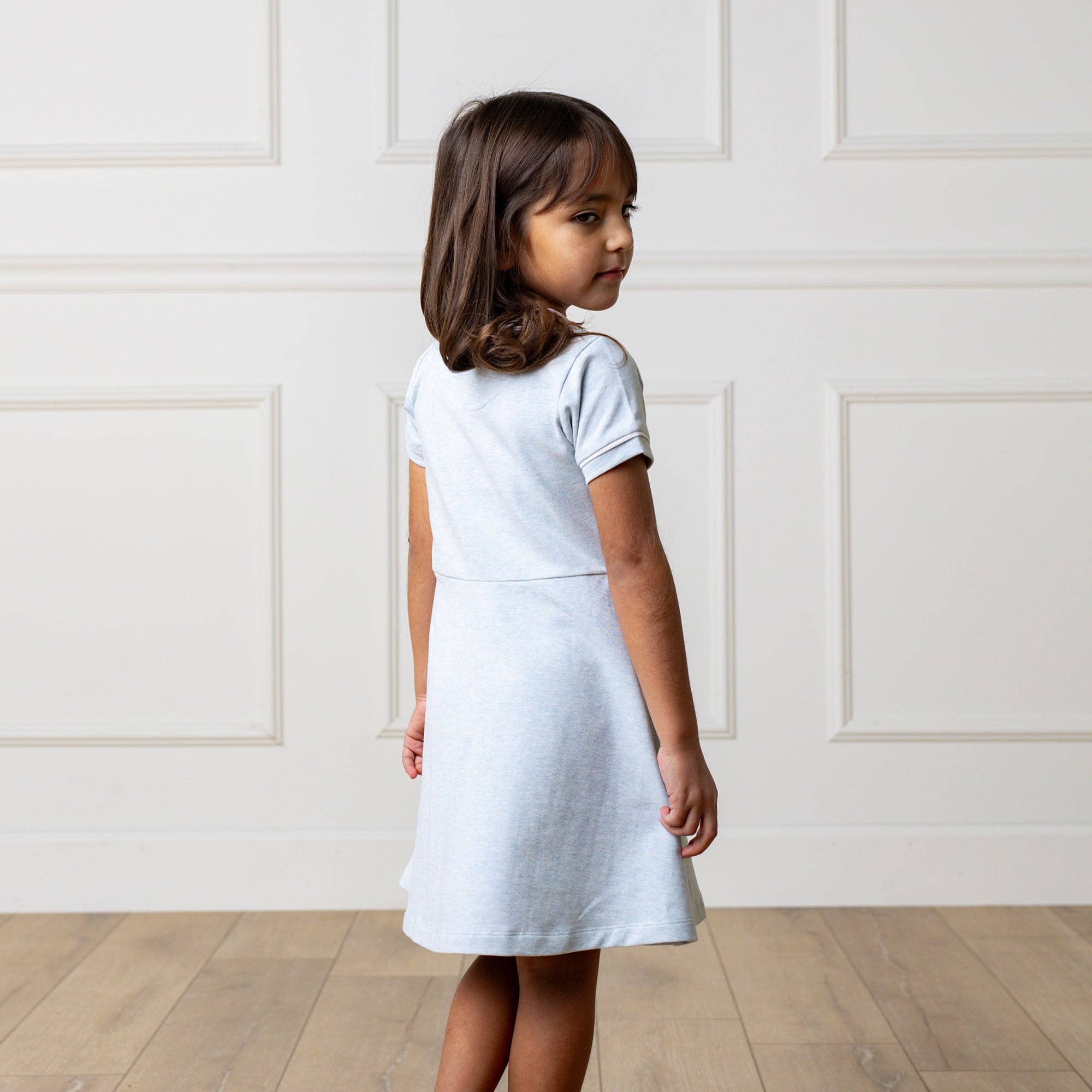 Image of Organic French Terry Contrast Dress