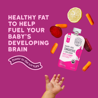 Serenity Kids Beet & Carrot Smoothie with Grass Fed Collagen Pouch